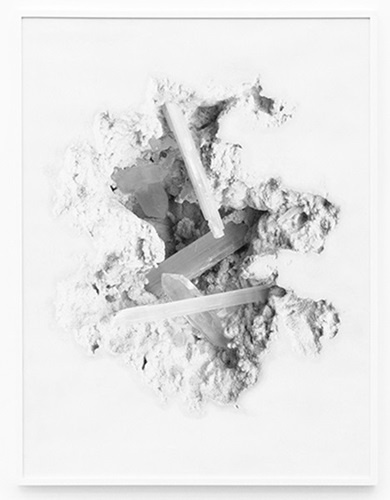 daniel-arsham — Selenite Erosion Wallpaper